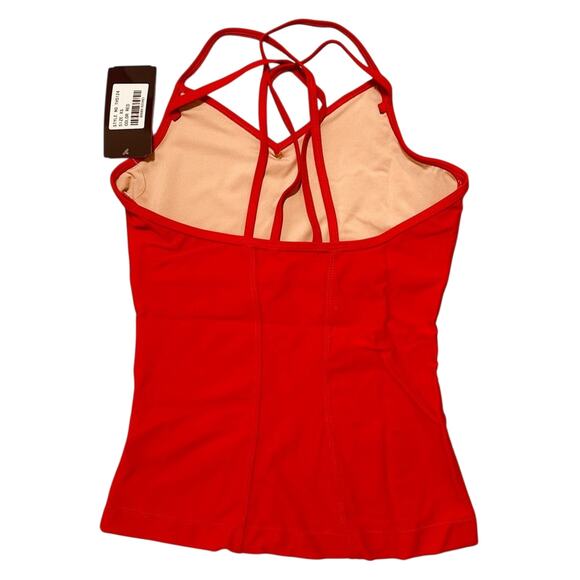Theatricals Dancewear RED Dual Strap Back Camisole Dance Top dance NWT ADULT XS - Picture 2 of 4